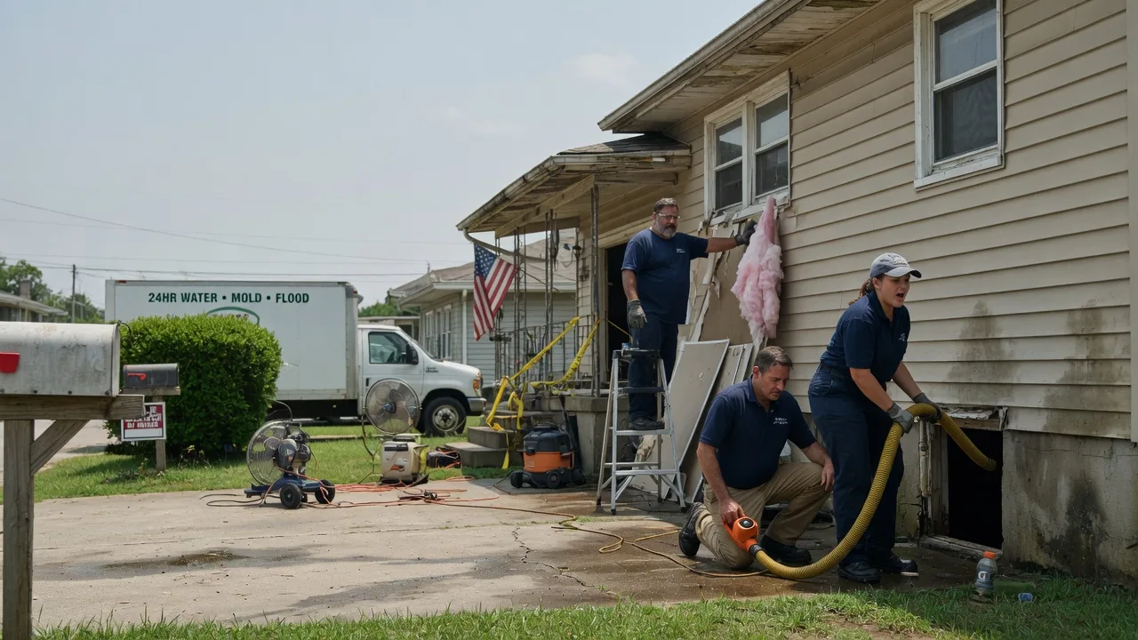 Water Damage Repair in New Blaine, AR near me